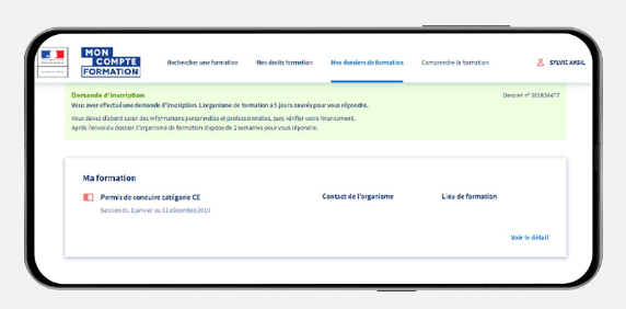 application mobile cpf tuto