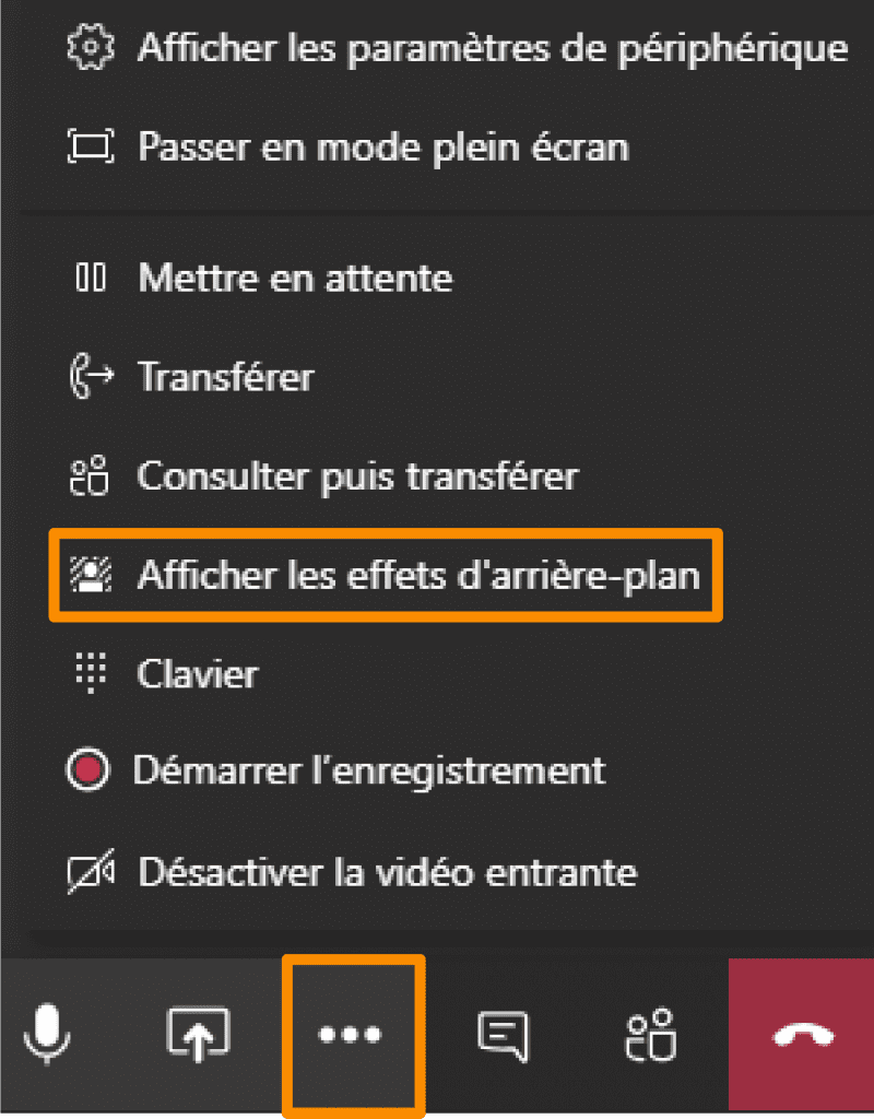 arrière-plan Teams