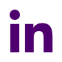 ico linkedin violet